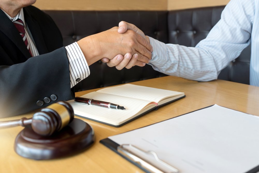 a meeting with a criminal lawyer
